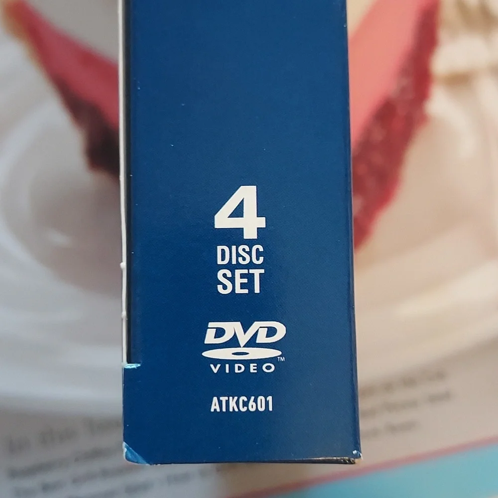 Americas Test Kitchen Season 10 DVD set Of 4 Plus Bonus Cookbooks